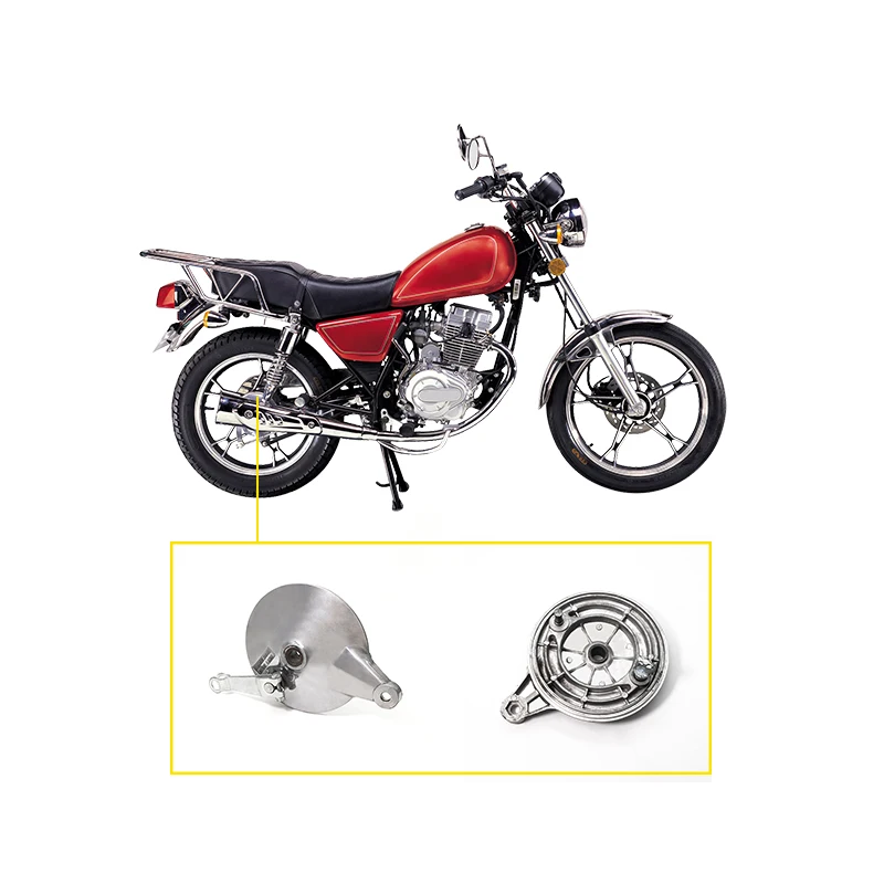 Durable Safety Motorcycle Brake Hub Parts GN125 Motorcycle Brake Drum