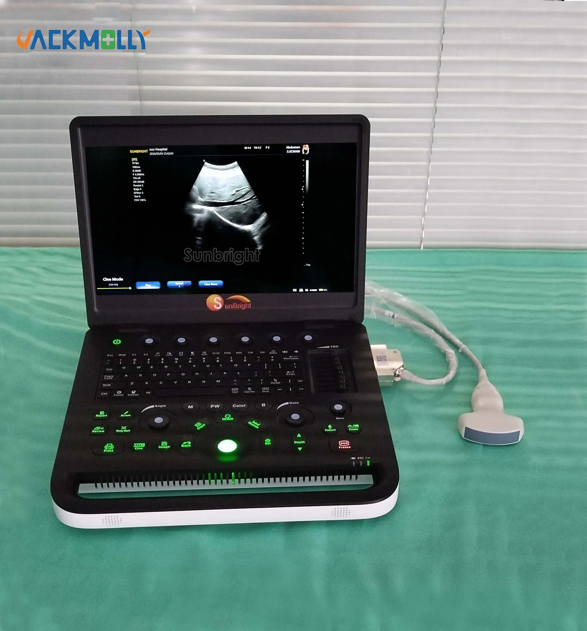 JM-800C Portable scan Cheap Rectal probe Vet Veterinary ultrasound for pig sheep cattle goat