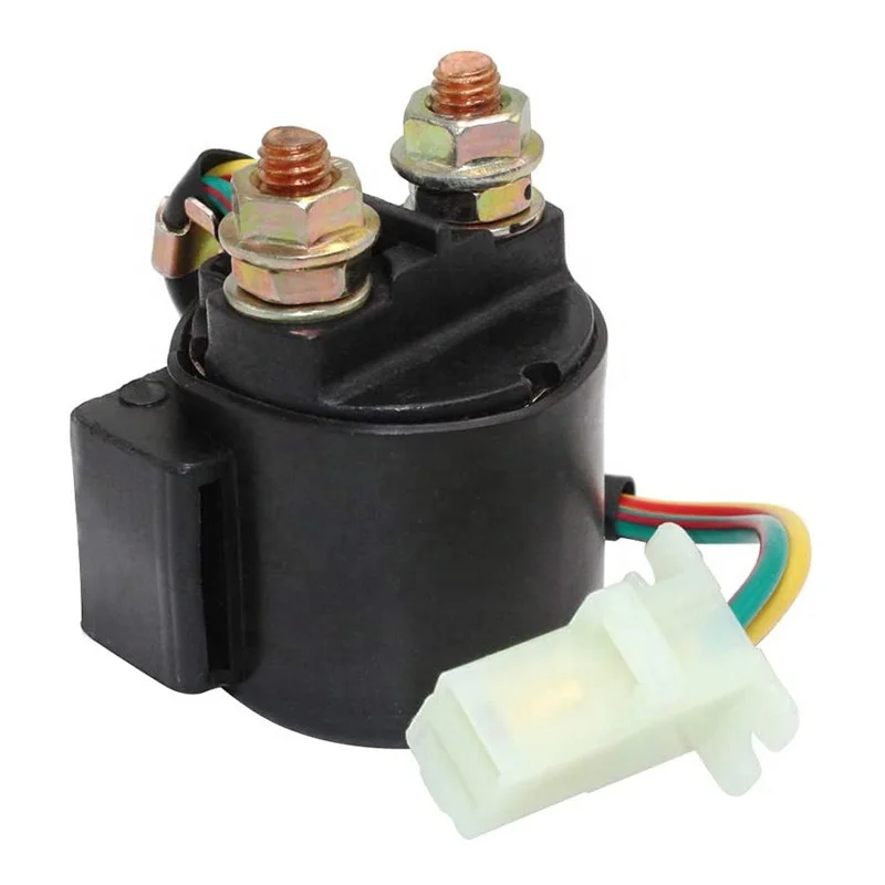 35850-VM3-010 4-stroke Starter Solenoid Relay Fits For GY6/Arctic Cat/Honda/Polaris/Suzuki/Yamaha Motorcycle Female plug