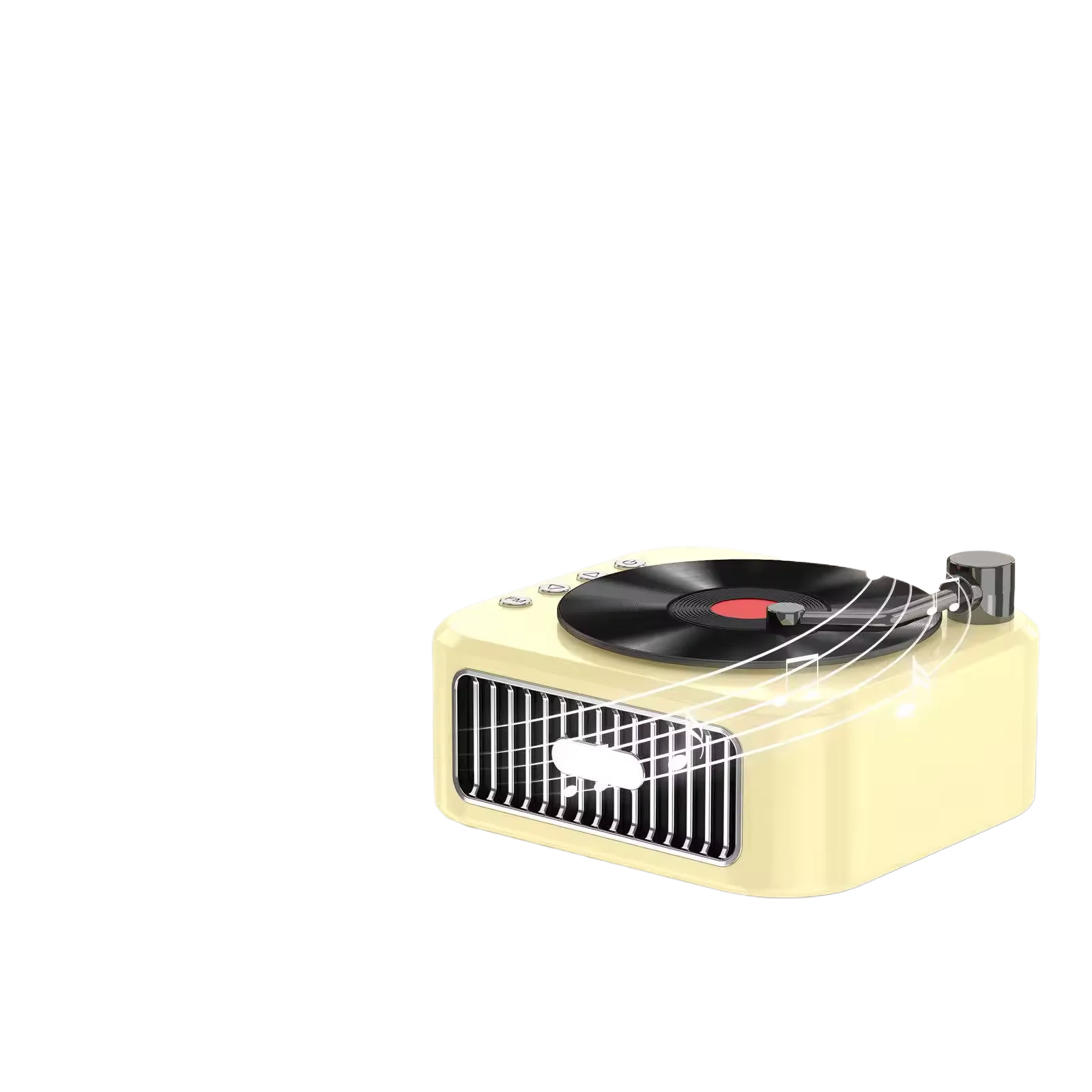 New Product Explosion BT speaker with radio plug TF card retro record player HD BT speaker
