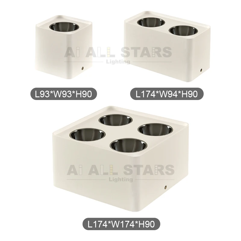 Recessed COB LED Light Spot Light Downlight Round Ceiling Spotlight Surface Mounted Anti Glare Downlight Frame SKD