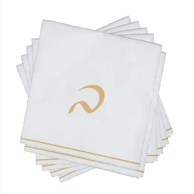 Wholesale Custom Disposable Paper Table Dinner Napkins Tissue Paper With Logo