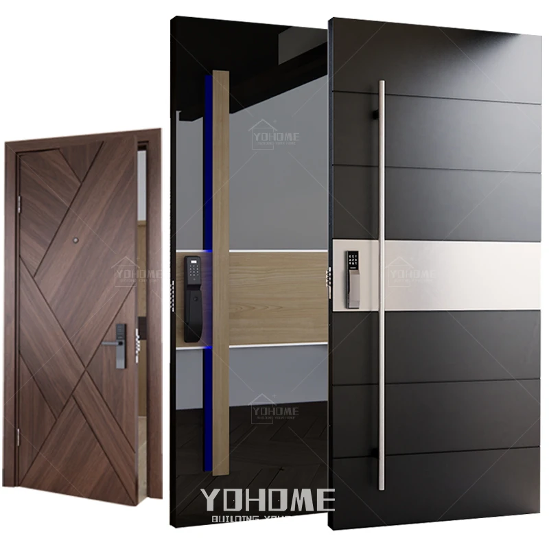 Внутренние и внешние двери Yohome для домов porte interrieurs maison bois межкомнатные противопожарные