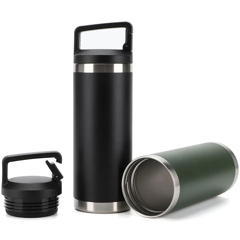 Custom logo 600ml stainless steel gym sports waterbottle in bulk