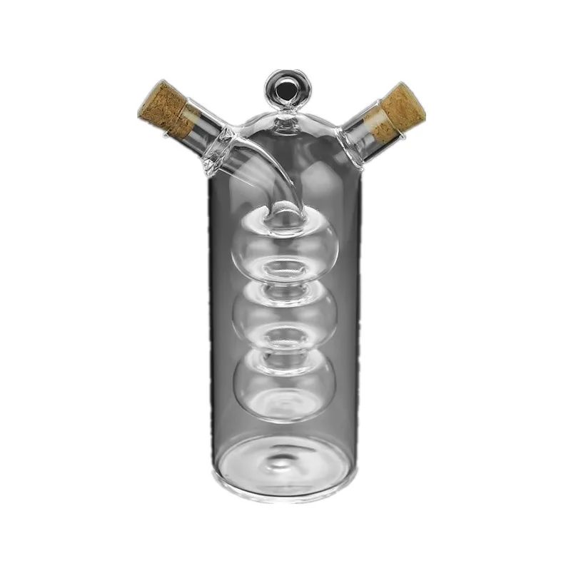 Glass olive oil bottle leak-proof dripping oil edible soy sauce vinegar seasoning jar kitchen supplies