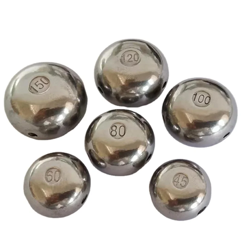 In Stock  45g/60g/80g/100g/120g/150g  Round Tungsten Head Tungsten Fishing Jig Color Customized