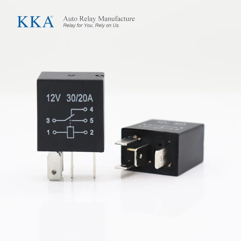 KKA-M3 30A автомобильное мини-реле 12V/24V 4pin/5pin, автомобильные реле/авто реле для автомобилей, мотоциклов, лодок, авто автомобиль