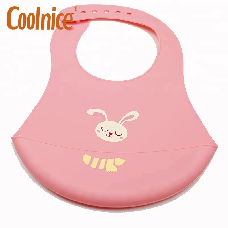 Waterproof Silicone Comfortable Soft Baby Bib Easily Wipes Clean