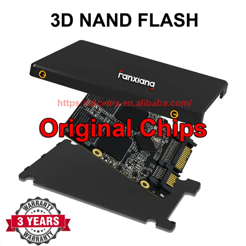 Оптовая продажа 2 5 дюймов 120 ГБ 128 240 256 480 512 1 ТБ SATA 3 Внутренний твердотельный накопитель (SSD жесткий диск