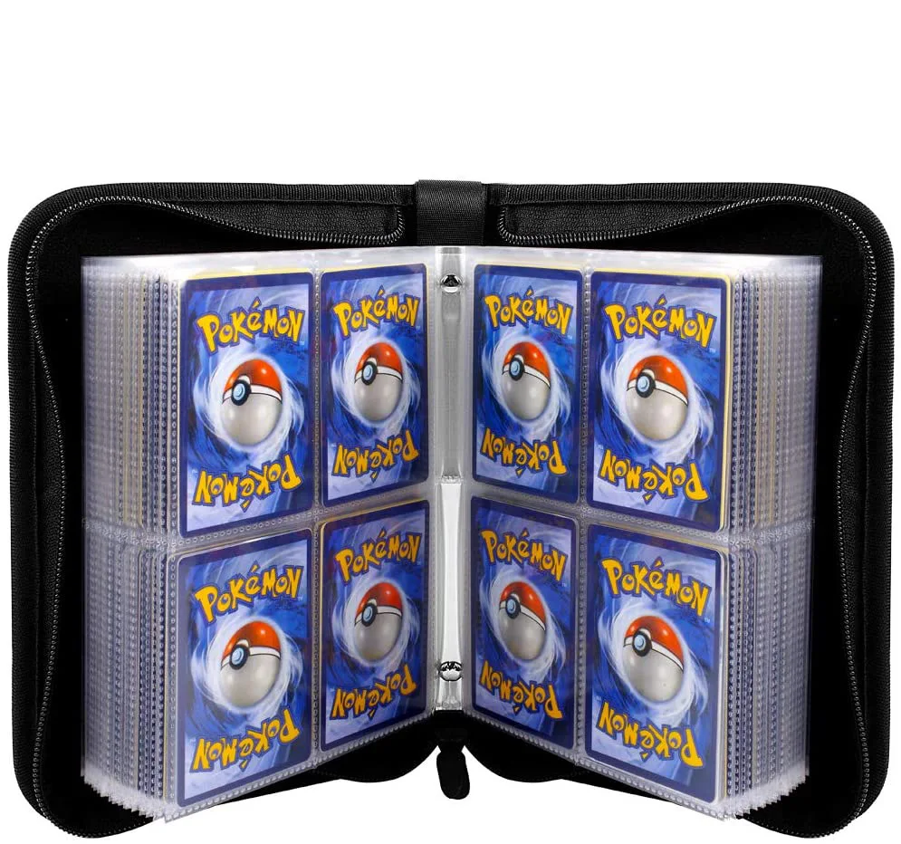 TCG Album Trading Card Binder Pookemon Binders MTG  4 Pocket Card Holder  Album With 400 Pockets pookemon Binders