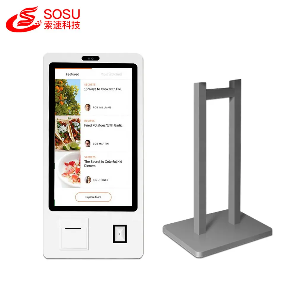 27 32 inch self service touch screen order payment