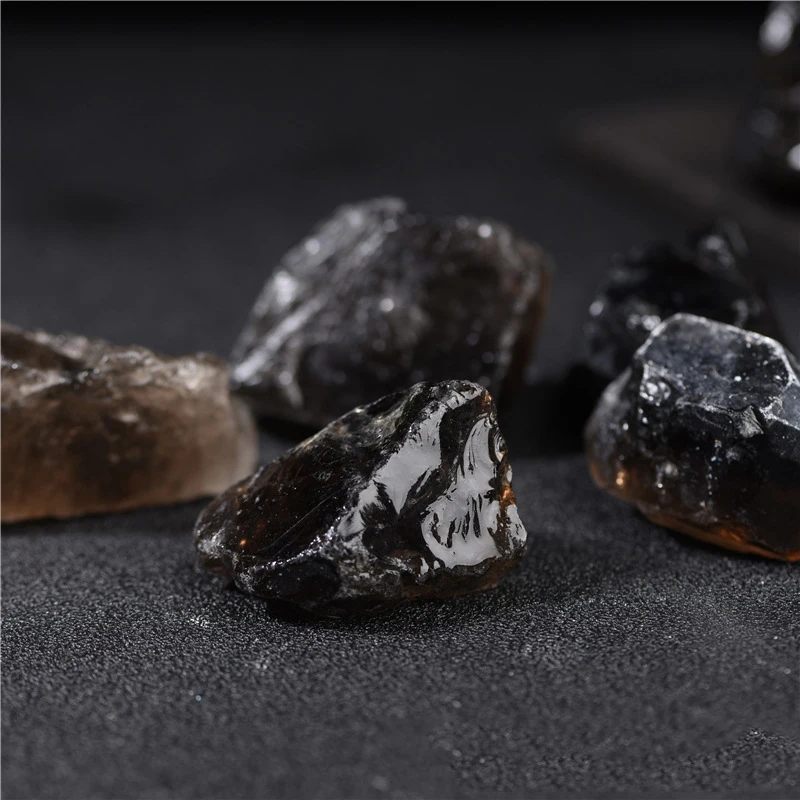 Wholesale Natural Raw Crystals Bulk Smokey brown Healing Stones  Crystal Stone