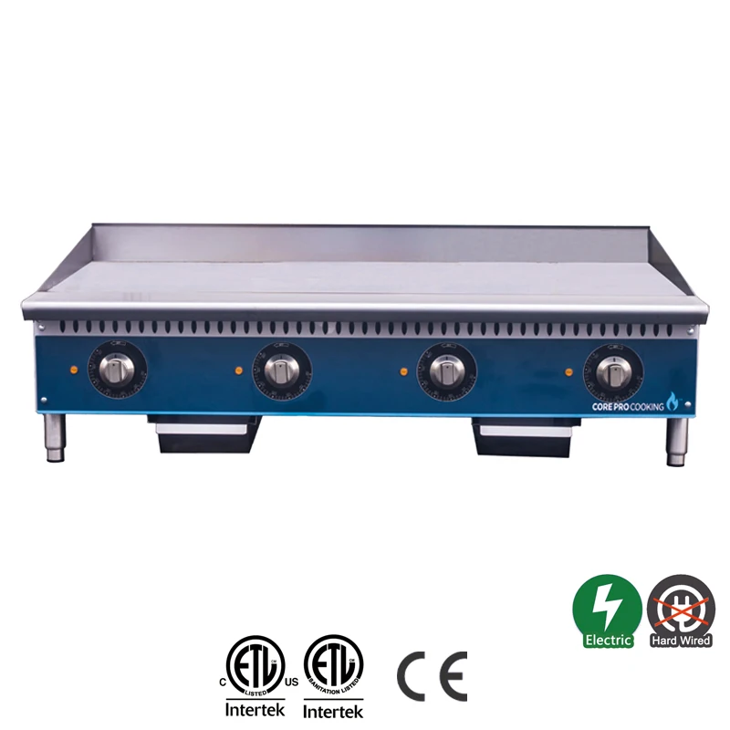 Factory manufacture commercial kitchen cooking electric style griddle Desktop griddle
