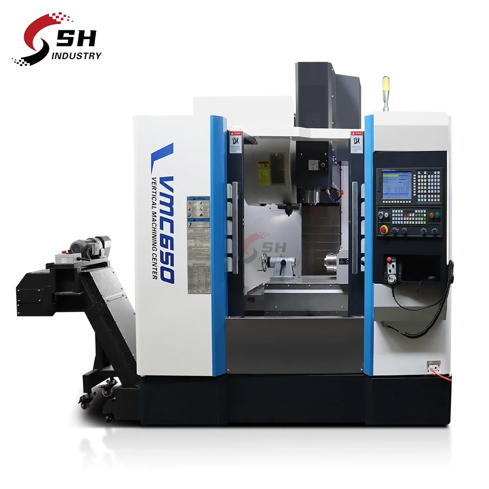 High Cost Performance Vmc650 Vertical Machining Center Taiwan Quality Cnc Milling Machine Metal Processing Center
