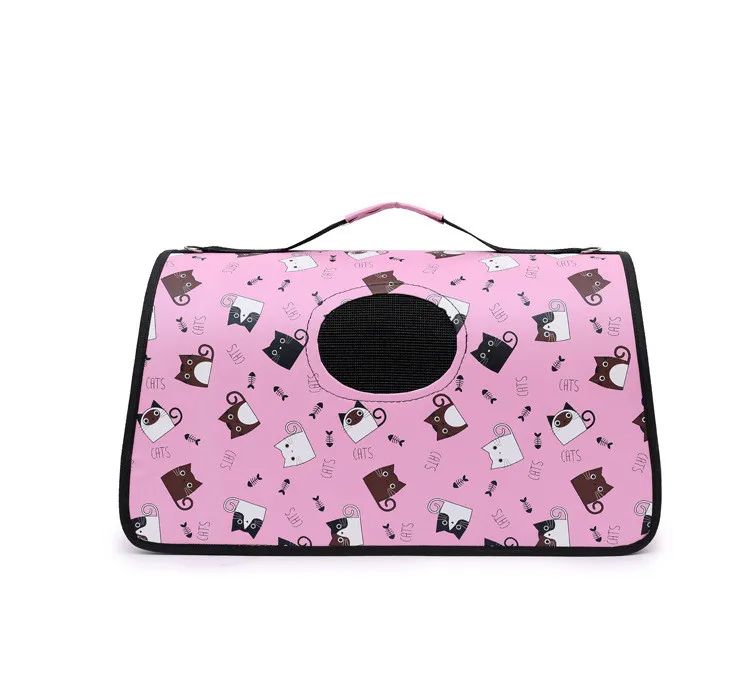 Travel Sling Hands Free Pet Puppy Soft Breathable Airline Approved Trendy Portable Folding Pet Carrier Cat Carrier Pet Carry Bag