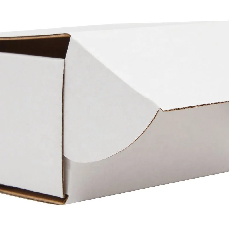 recycled custom print large apparel literature gift shipping  kraft  white luxury corrugated mail shipping mailer box packaging