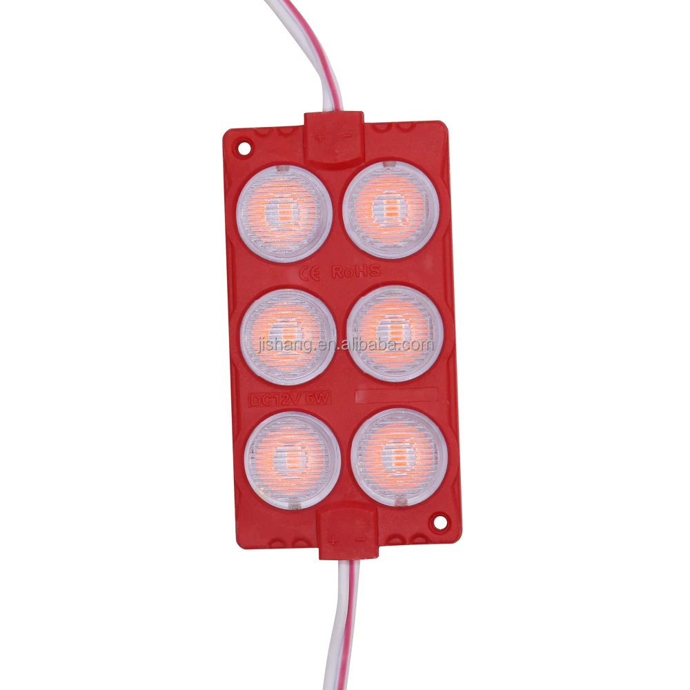 Waterproof Display Screen Message Outdoor Led Module Full Color 3W Lens 3030 Injection LED Module