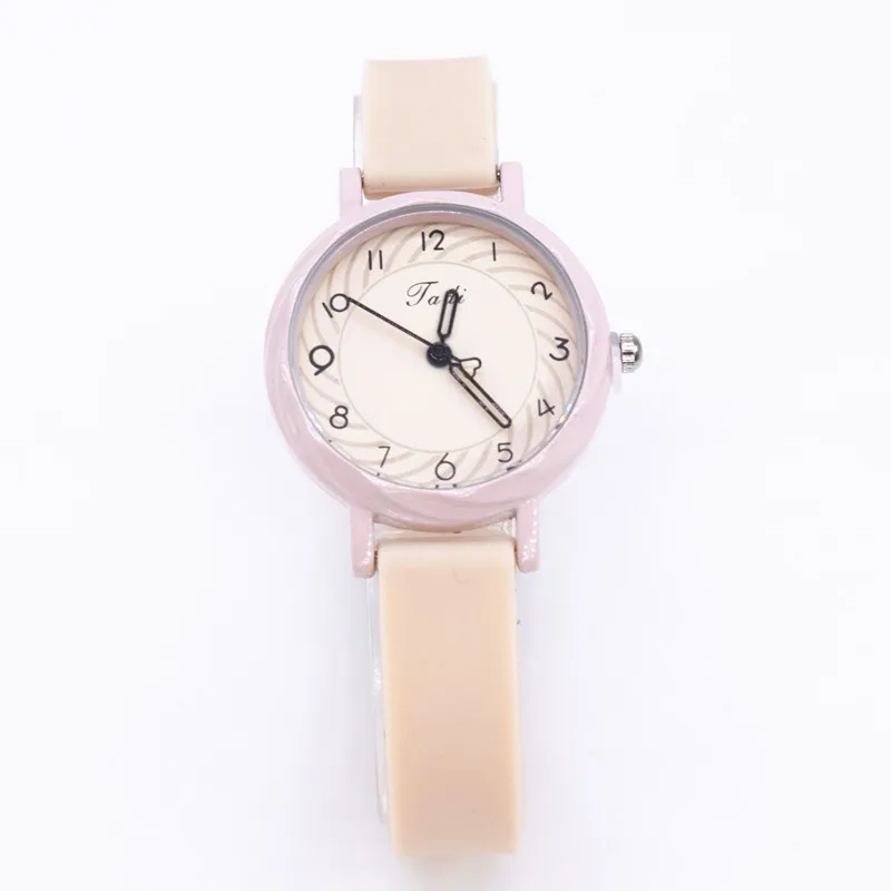 YuSa647 Design Personality Vogue Minimalist Ladies Watch Hot Sale Silicone Band Candy Color Quartz Women Watch