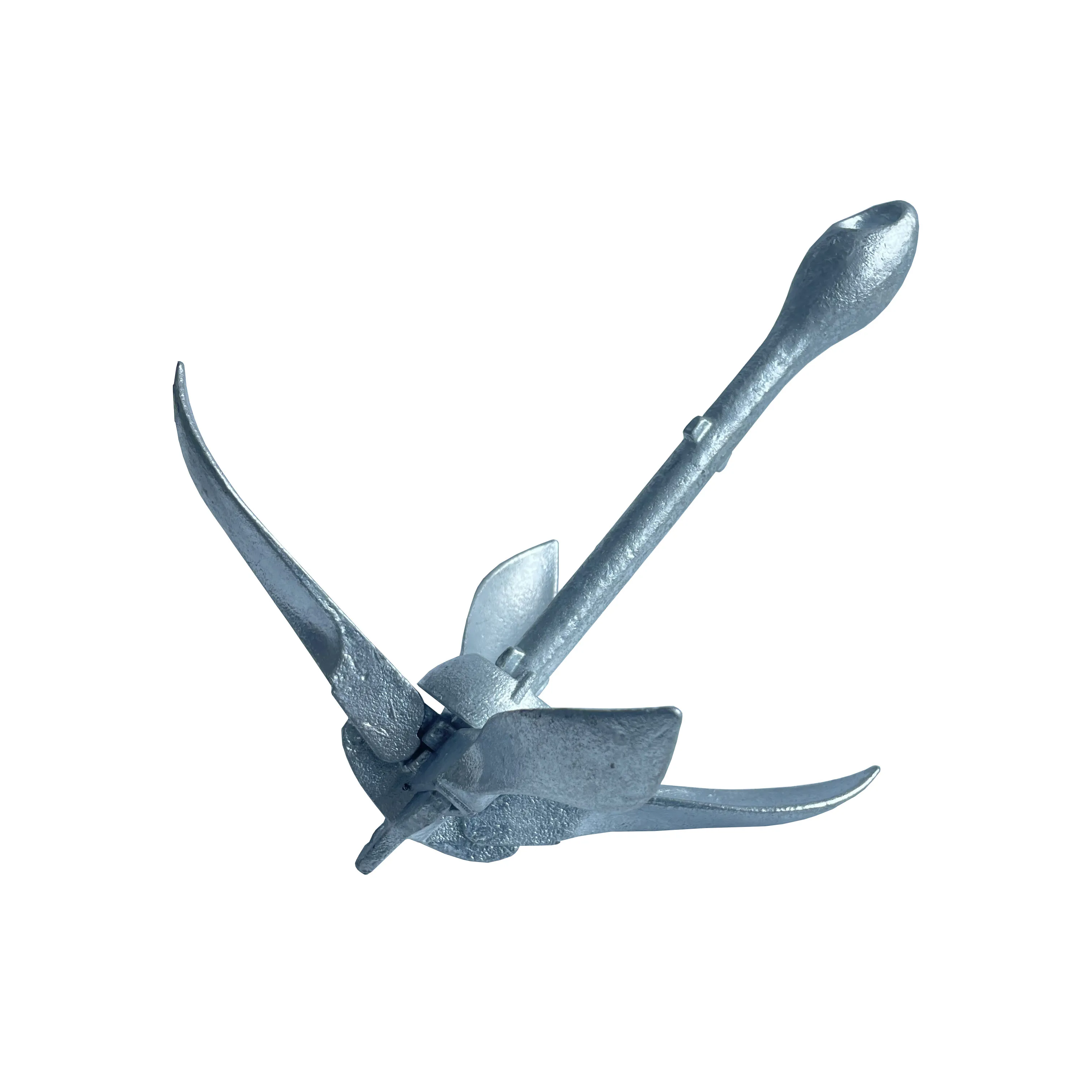 COMPACT AND PORTABLE 1.5KG HOT DIP GALVANIZING STEEL FOLDING ANCHOR KIT FOR KAYAK/CANOE/SUP BOARD
