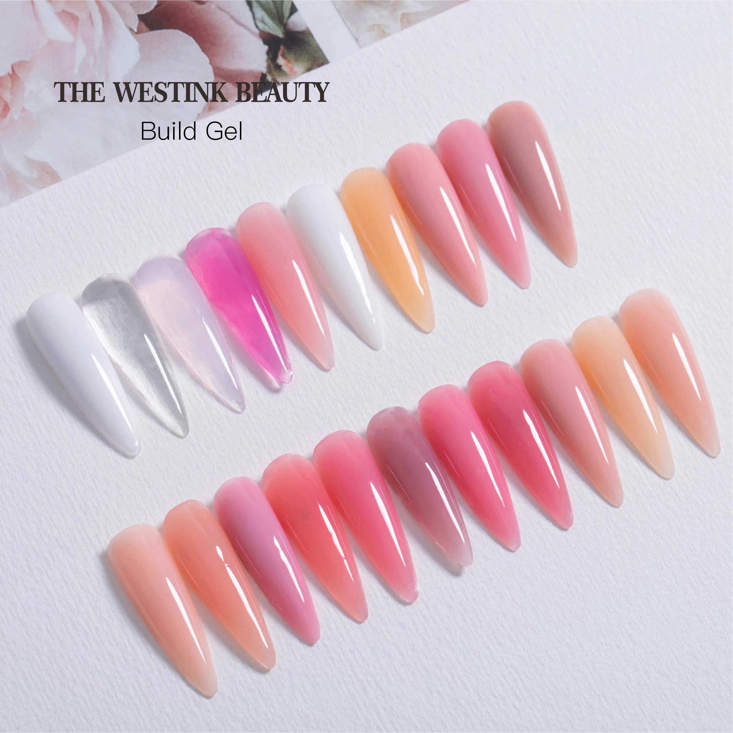 Press on Nails Wholesale Thick Creamy Hard Acrylic UV Gel Nail Polish for Nails Extensions Private Label