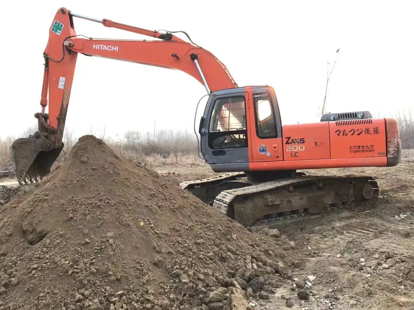 Б/у hitachi zx200-2 zx30u zx35u zx55 zx70 zx75 zx60 гидравлический гусеничный экскаватор 20ton высокое качество Япония оригинал