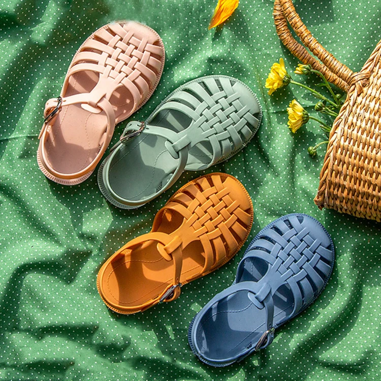 Children Cute Summer Cool Waterproof Toddler Girls Sandals Outdoor Flat Water Slides Kids Slippers