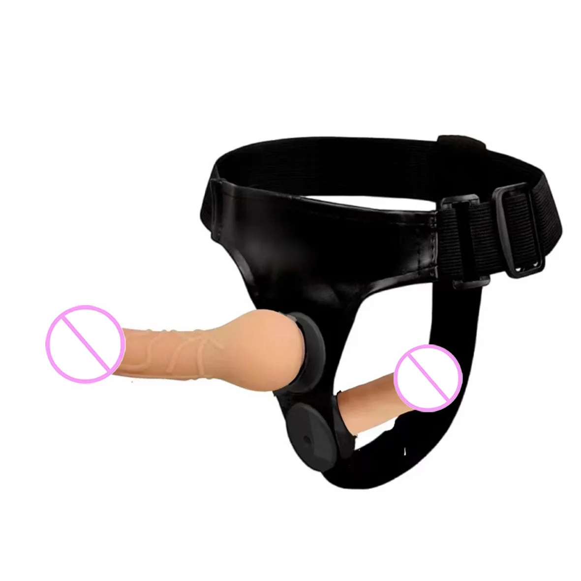 High Quality Double Removable Ultra Elastic Harness Strap Double Removable Strap On Dildo Double For Woman Couples