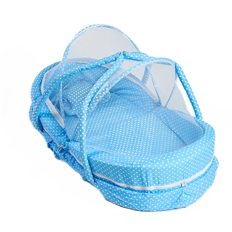 High quality portable types baby mosquito net bed with pillow foldable happy baby mosquito net for baby crib