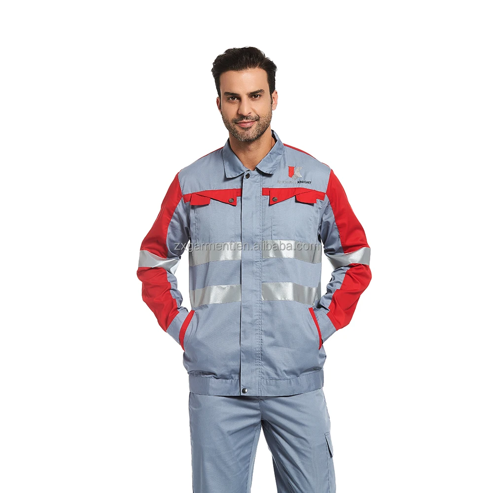 ZX Custom Fr Safety Clothing Flame Retardant Reflective Workwear Sets Electric Welding Work Suit Class Cat 2