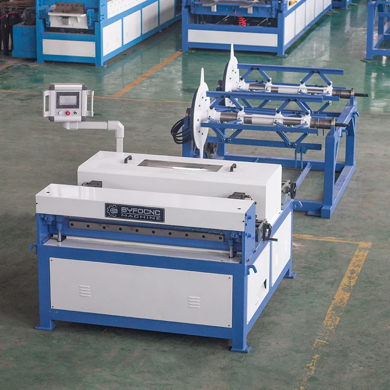 BYFO brand HVAC auto duct line 2 auto duct line 2 auto line duct machine on sale