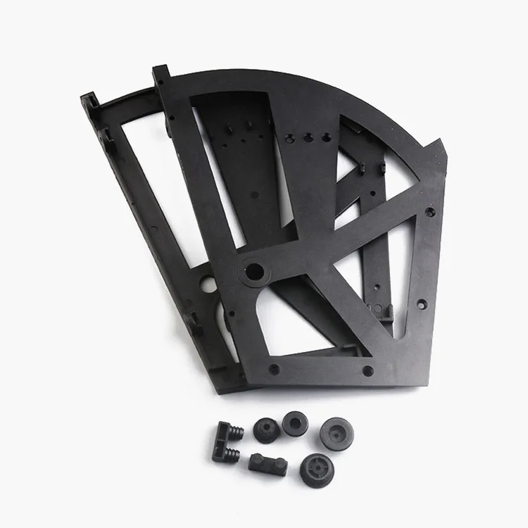 3-Layers Plastic Rack For Shoe Support, ABS Plastic Shoe Rack Bracket Folding Hinge