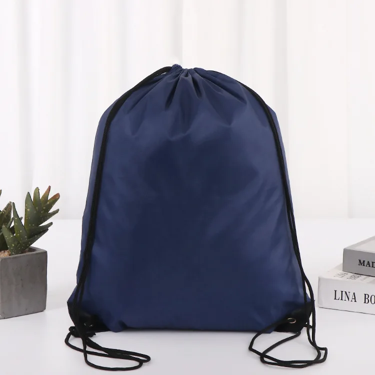 Hot Selling Custom Logo Printing Drawstring Bags Cotton Drawstring Keep It Calico Bag Custom Drawstring Backpack