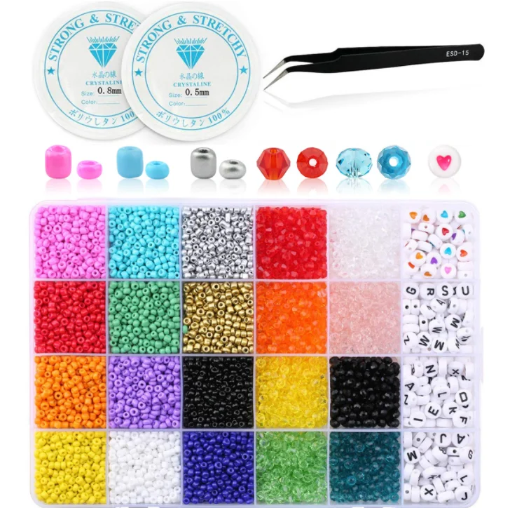 Cheap Price Glass Seed Beads Mix Color 2mm for Jewelry