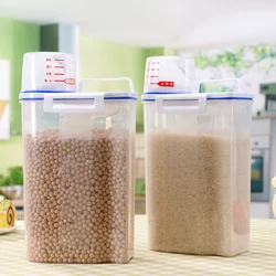 Low Price good quality kitchen organizer food storage containers cereal grain storage bin