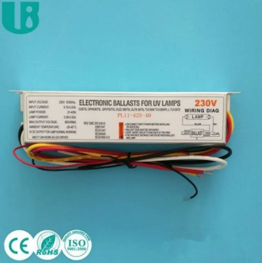 PL11-425-40 electronic ballast with ROHS G36T5L uvc germicidal lamp