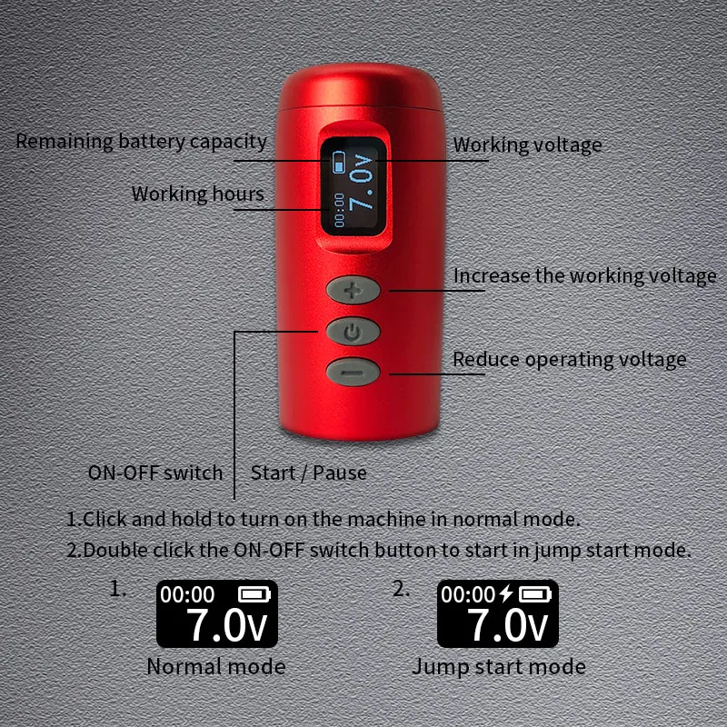 Battery Tattoo Machine Pen Permanent Makeup MAGIC Wireless Pen For Tattoo & PUM Tattoo Machine Gun