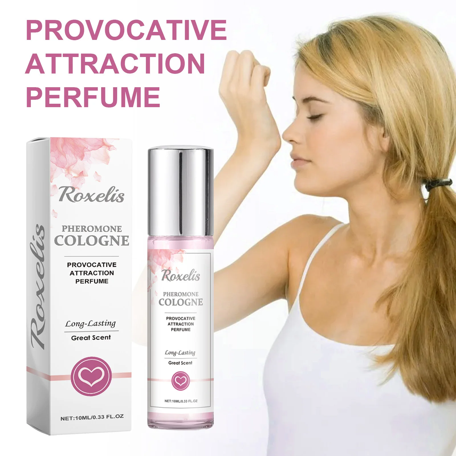 Roxelis Provocative Attraction Perfume, Fresh And Elegant Flowers And Flowers After The Ear Lasting Fragrance Charm Niche Dating