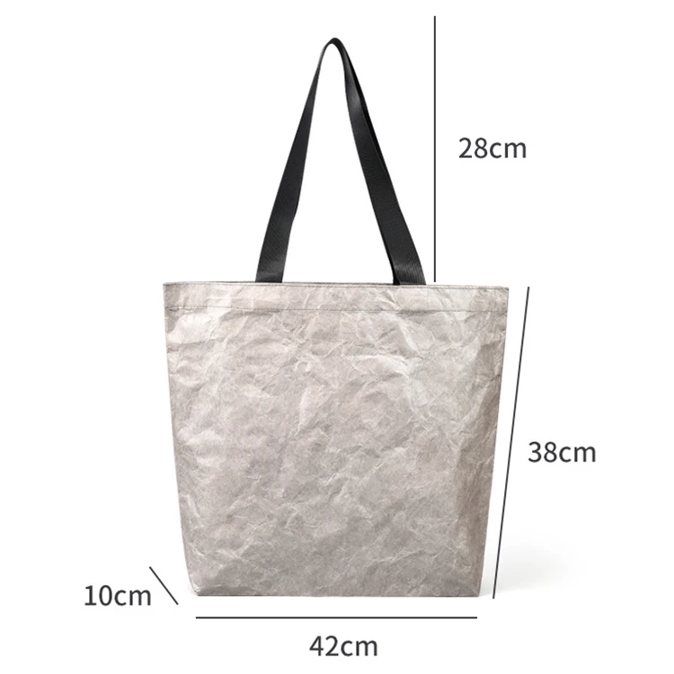 High quality tyvek waterproof eco friendly recycle durable dupont washable paper shopping bag