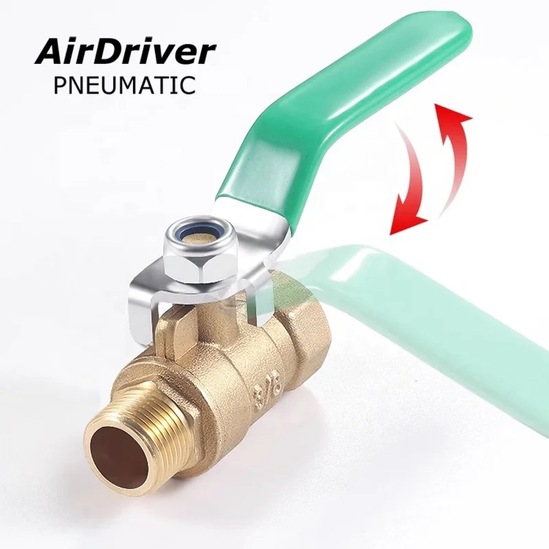 Полностью латунный выключатель запорного клапана для жидкого воздушного масла для различных применений