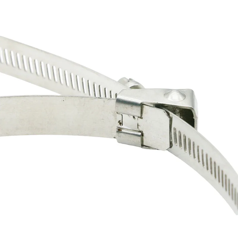 Stainless Steel Hose Post Pipe Clamp Stainless Steel Hoop Fastener Hoop Fastening Retractor For Pole Hose Clamp