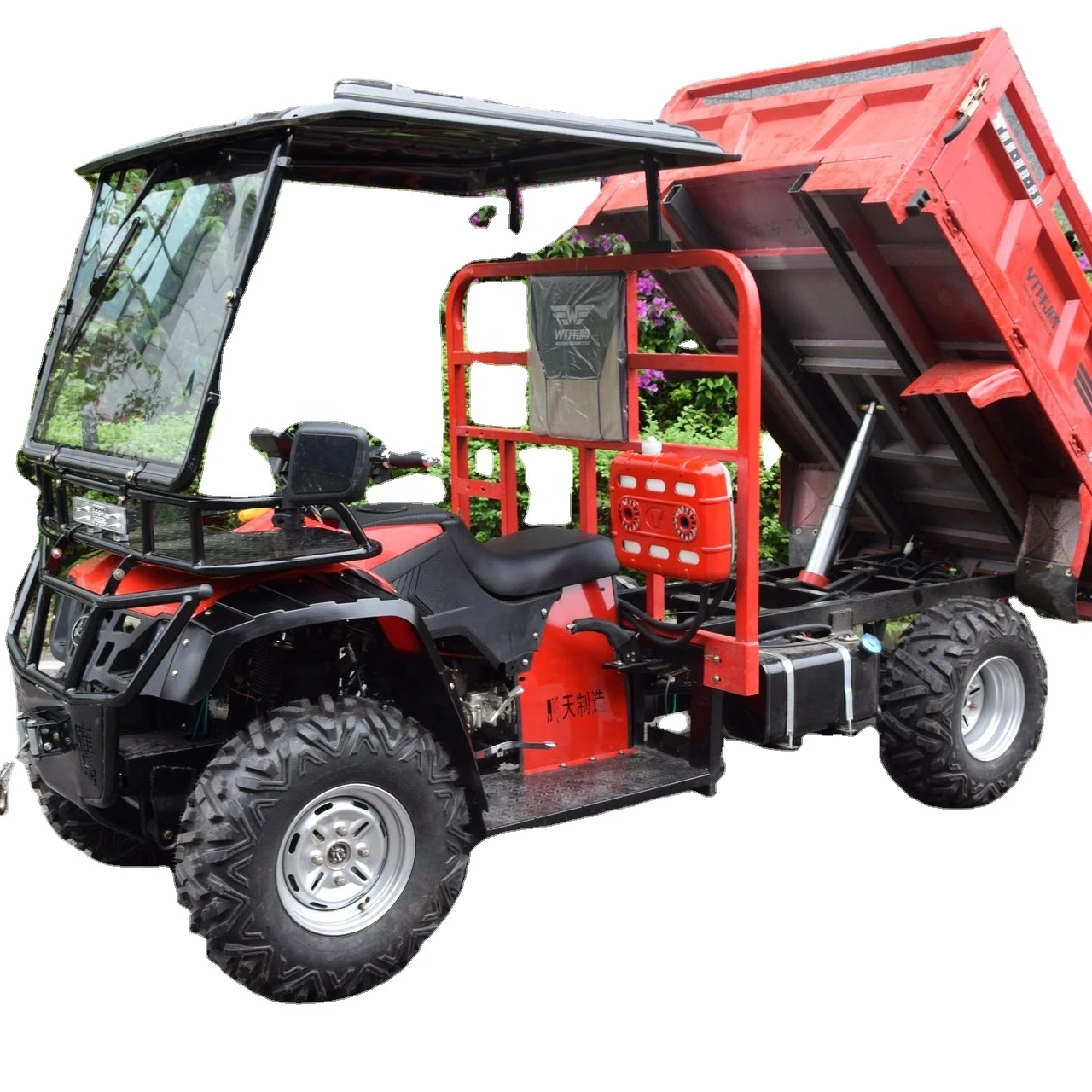2024 качество дешевые 300cc 350cc грузовой 4X4 ATV 4WD трехколесный велосипед Carguero