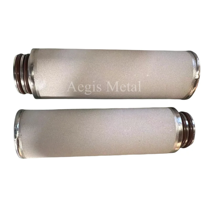 gas&oil sintered filter porous metal 5um 10 15 20 micron stainless steel powder sintered filter