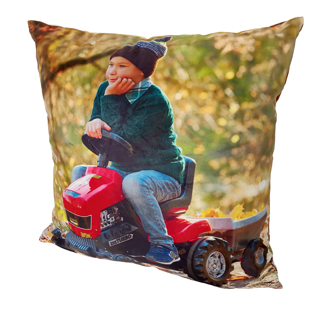 Short Plush Pillow Cases Throw Pillow Covers for children Cushion Cover Cases happy time picture printing decorate pillow case