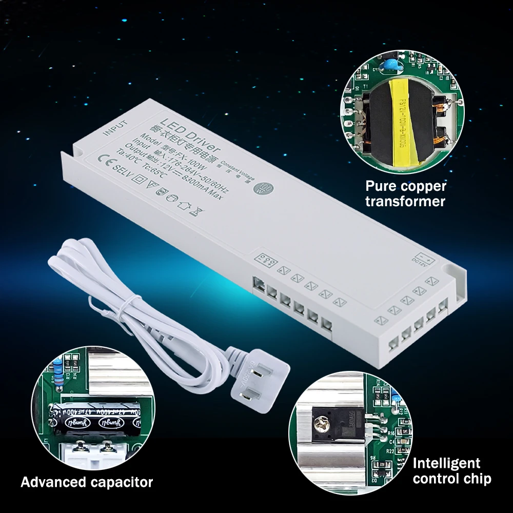 176 переменного тока V-265V до 12V 24V 150W Шкаф Светодиодный источник питания склеивающий датчик движения трансформатор постоянного напряжения