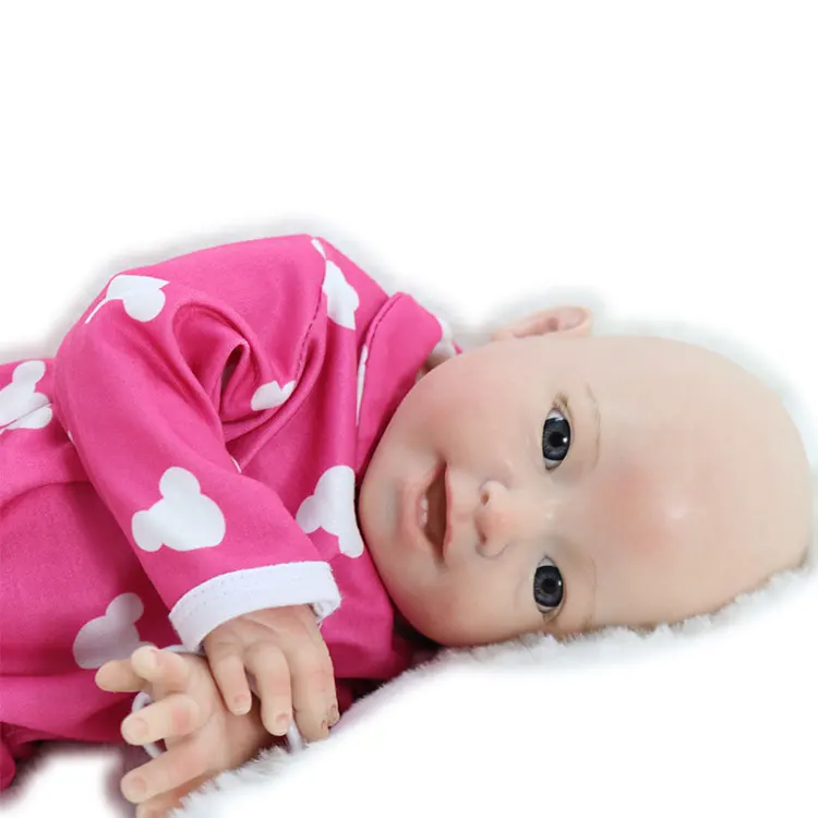 Reborn Baby Dolls 18inch Realistic Handmade Babies Dolls Girls Lifelike Silicone Kids Safe Gifts