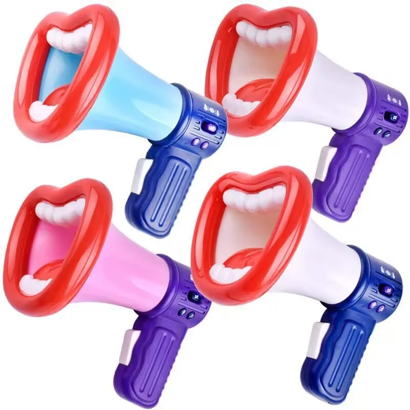 HY Toys Tiktok Toys Funny Laughter Sound Changer New Strange Recording Amplifier Multi-function Music Microphone Set up Stall