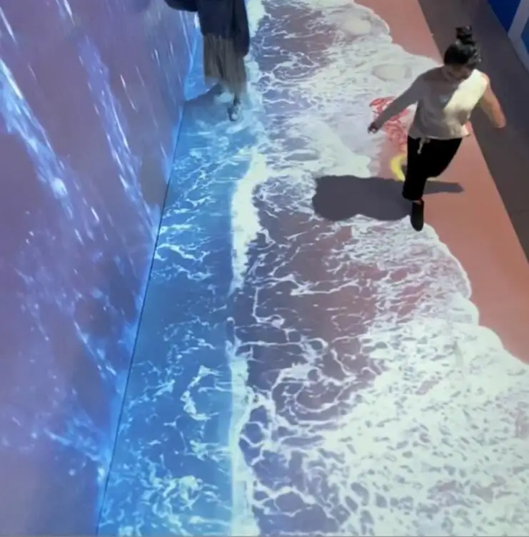 Версия 3D интерактивный этаж интерактивное проекционное программное обеспечение Интерактивная проекционная система