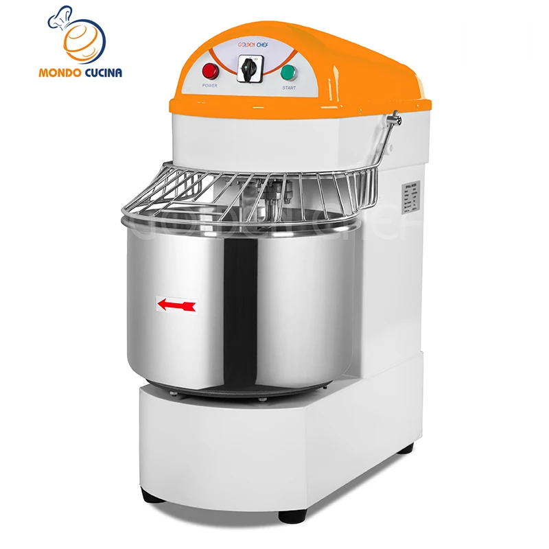 Golden Chef hot selling bakery equipment CE approved small flour planetary mixer mini spiral mixer small cookie dough mixer 10l