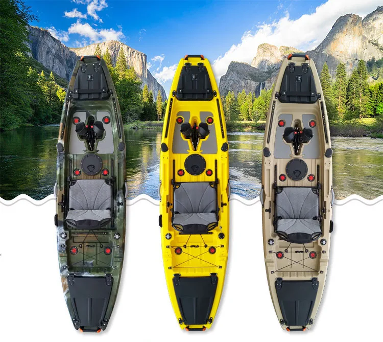 Newly developed 10ft hybrid sea pedal drive fishing kayak promotion for adult