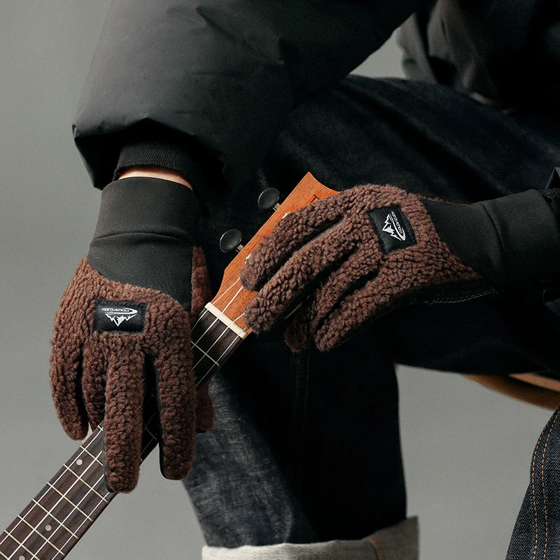 GOLOVEJOY DY54 Warm Thick Knitted Touch Screen Winter Magic Gloves Men Women Soft Knitted Sports Wool Mittens Gloves